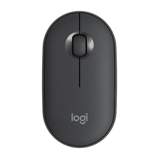 Logitech Pebble Cobblestone Shape Thin bezvadu Bluetooth optiskā pele ar 3 taustiņiem, 1000DPI, bez skaņas, bezvadu diapazons: 10m