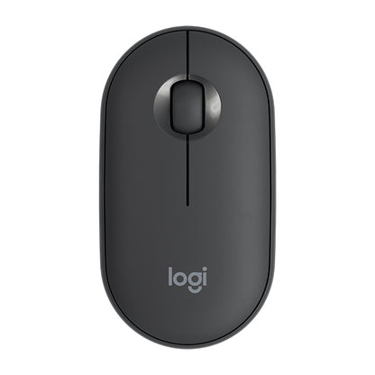 Logitech Pebble Cobblestone Shape Thin bezvadu Bluetooth optiskā pele ar 3 taustiņiem, 1000DPI, bez skaņas, bezvadu diapazons: 10m
