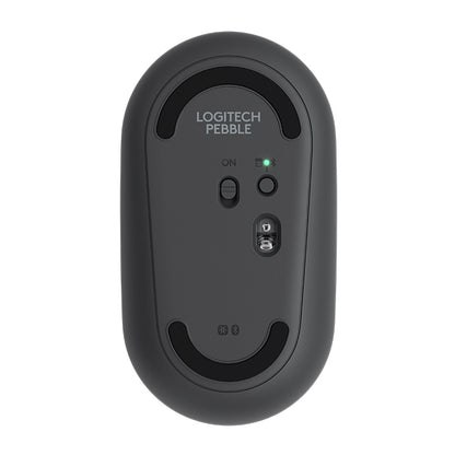 Logitech Pebble Cobblestone Shape Thin bezvadu Bluetooth optiskā pele ar 3 taustiņiem, 1000DPI, bez skaņas, bezvadu diapazons: 10m