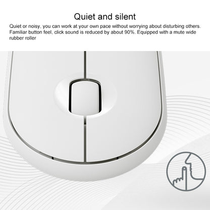 Logitech Pebble Cobblestone Shape Thin bezvadu Bluetooth optiskā pele ar 3 taustiņiem, 1000DPI, bez skaņas, bezvadu diapazons: 10m