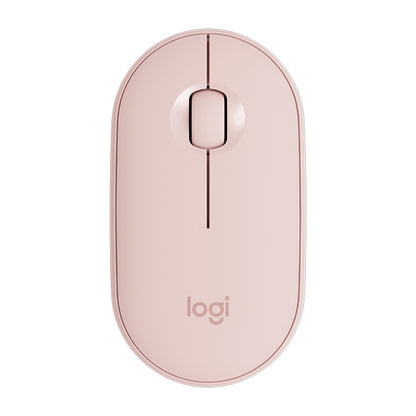 Logitech Pebble Cobblestone Shape Thin bezvadu Bluetooth optiskā pele ar 3 taustiņiem, 1000DPI, bez skaņas, bezvadu diapazons: 10m