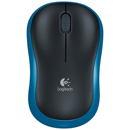 Logitech M185 bezvadu optiskā pele ar 2,4 GHz 3 taustiņiem, 1000 DPI, bezvadu darbības rādiuss: 10 m
