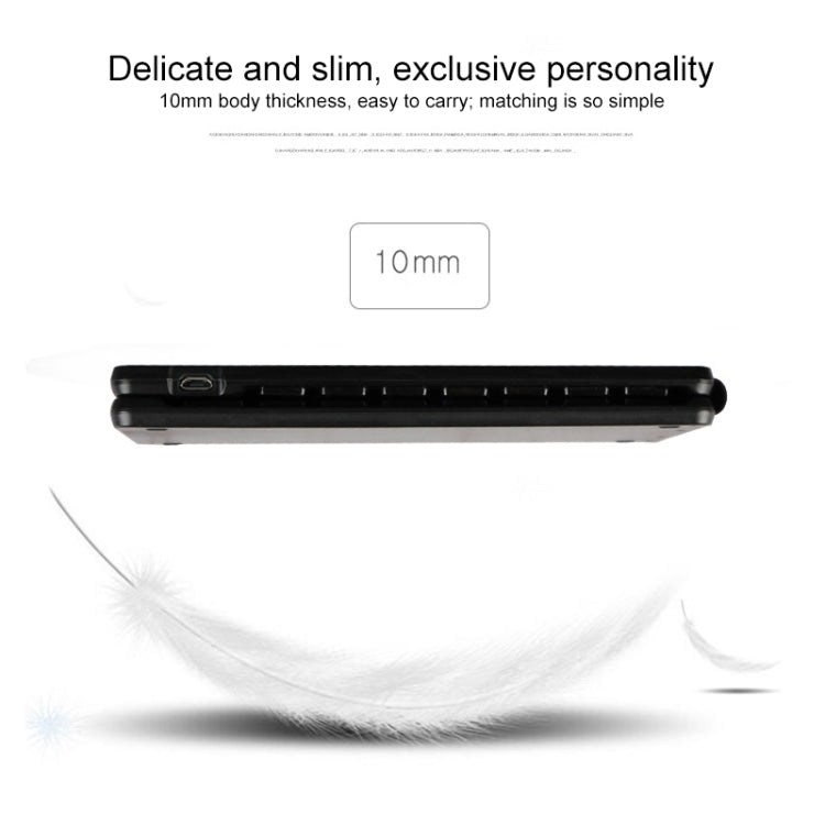 Беспроводная складная клавиатура Bluetooth K018 с USB-зарядкой и 67 клавишами