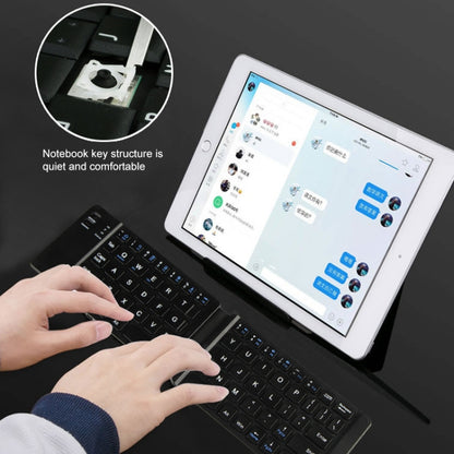 Беспроводная складная клавиатура Bluetooth K018 с USB-зарядкой и 67 клавишами