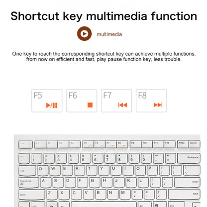 Lenovo K5819 Office Simple Ultra-thin Wired Keyboard