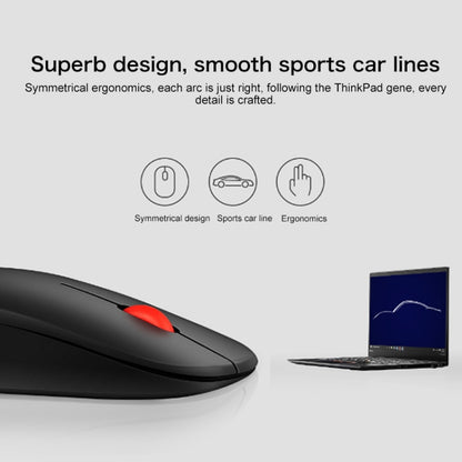 Lenovo ThinkPlus Bluetooth 4.0 pārnēsājama bezvadu Bluetooth pele