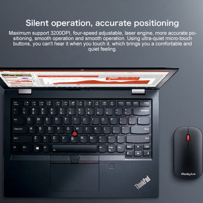 Lenovo ThinkPlus pārnēsājama biznesa stila bezvadu Bluetooth pele