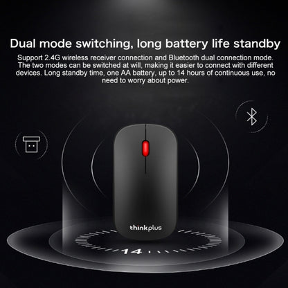 Lenovo ThinkPlus pārnēsājama biznesa stila bezvadu Bluetooth pele