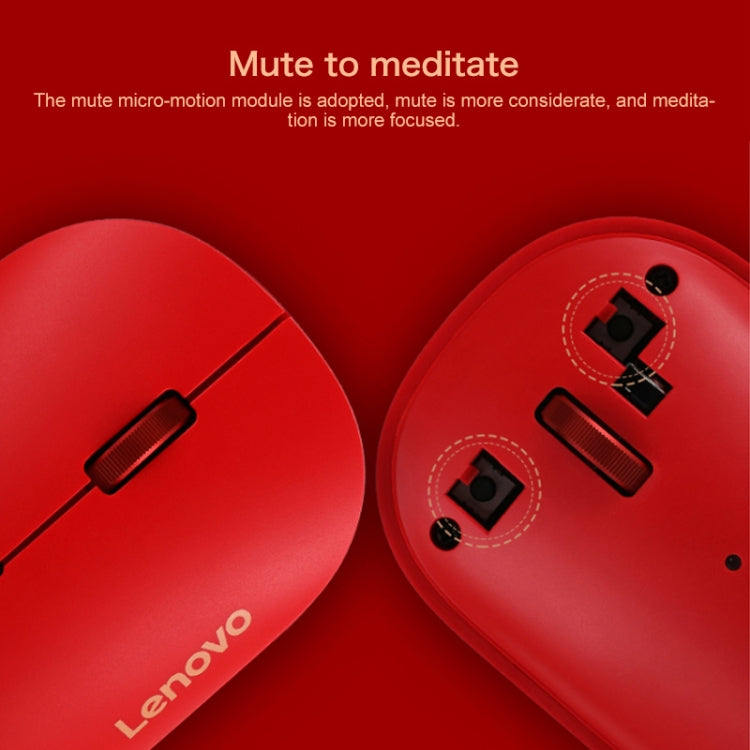 Lenovo Air Handle vieglā, pārnēsājamā bezvadu pele ar klusinātu funkciju, Blessing Mouse versija