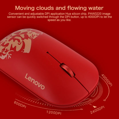 Lenovo Air Handle vieglā, pārnēsājamā bezvadu pele ar klusinātu funkciju, Blessing Mouse versija