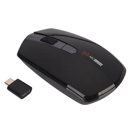 MCSaite MC-369AG USB-C / Type-C 1600DPI Trīs ātrumu regulējama bezvadu optiskā pele ar 4 pogām