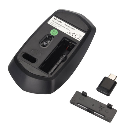 MCSaite MC-369AG USB-C / Type-C 1600DPI Trīs ātrumu regulējama bezvadu optiskā pele ar 4 pogām