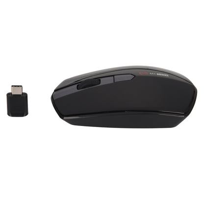MCSaite MC-369AG USB-C / Type-C 1600DPI Trīs ātrumu regulējama bezvadu optiskā pele ar 4 pogām