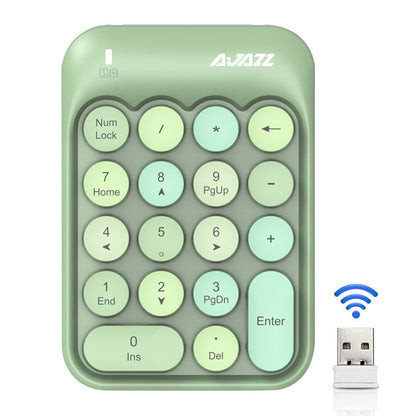 Ajazz AK18 2.4G Mini Wireless Mixed Color Keys Numeric Keyboard