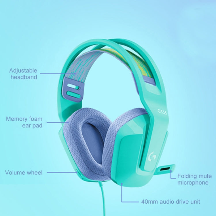 Складная проводная игровая гарнитура Logitech G335 с микрофоном