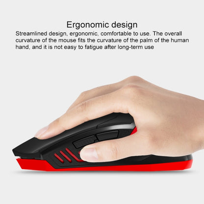 ET X-08 7-keys 2400DPI 2.4G Wireless Mute Gaming Mouse with USB Receiver & Colorful Backlight