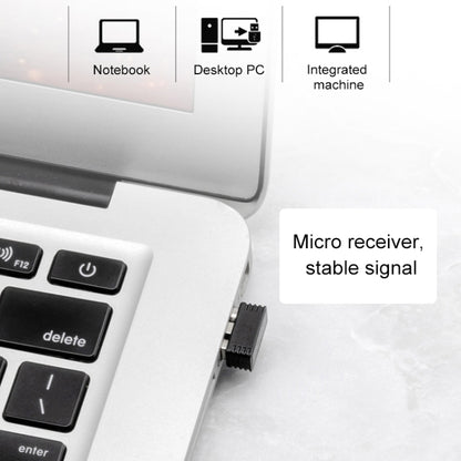 ET X-08 7-keys 2400DPI 2.4G Wireless Mute Gaming Mouse with USB Receiver & Colorful Backlight