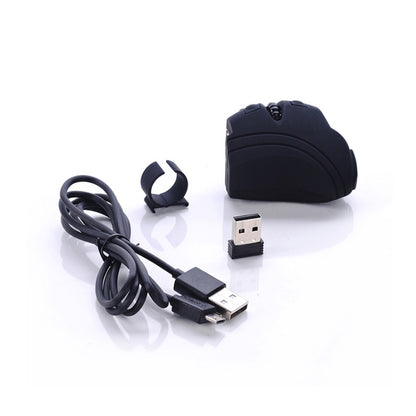 GM306DM Bluetooth + 2.4GHz Dual-mode Lazy Finger Ring Mouse Rechargeable Wireless Mouse