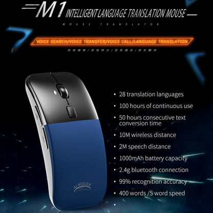 Boeleo BM01 Smart Voice Language Translation Wireless Mouse