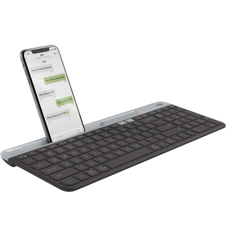 Logitech K580 Dual Modes — тонкая и легкая многофункциональная беспроводная клавиатура с держателем для телефона