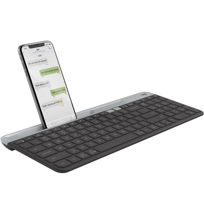 Logitech K580 Dual Modes — тонкая и легкая многофункциональная беспроводная клавиатура с держателем для телефона