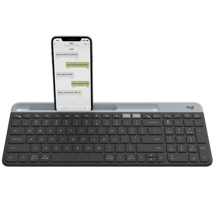 Logitech K580 Dual Modes — тонкая и легкая многофункциональная беспроводная клавиатура с держателем для телефона