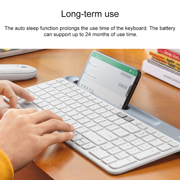 Logitech K580 Dual Modes — тонкая и легкая многофункциональная беспроводная клавиатура с держателем для телефона