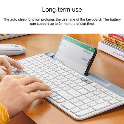 Logitech K580 Dual Modes — тонкая и легкая многофункциональная беспроводная клавиатура с держателем для телефона