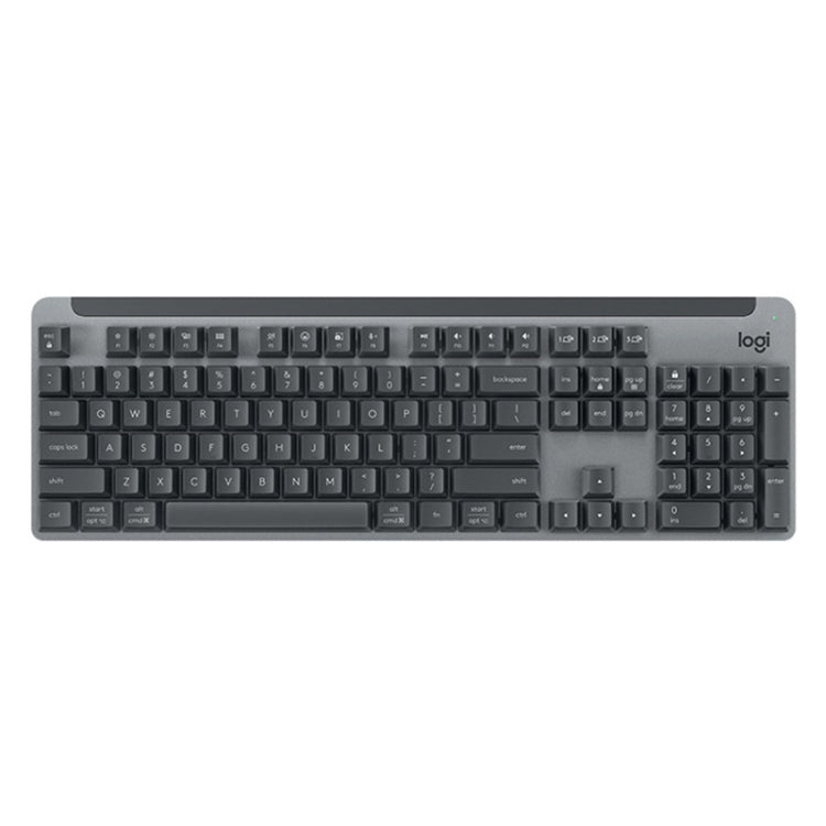 Беспроводная механическая клавиатура Logitech K865 с 104 клавишами и Bluetooth, красная рукоятка