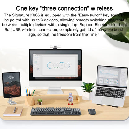 Беспроводная механическая клавиатура Logitech K865 с 104 клавишами и Bluetooth, красная рукоятка