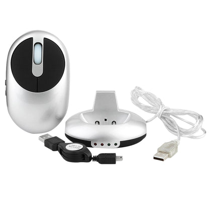 Беспроводная оптическая мышь MZ-012 2.4G 1200 DPI с возможностью зарядки, 3 портами USB-концентратора и док-станции для зарядки