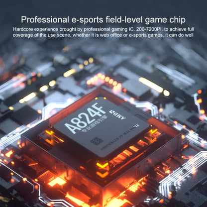 YINDIAO G10 7200DPI 7-modes Adjustable 7-keys RGB Light Wired Metal Mechanical Hard Core Macro Mouse, Style: Audio Version