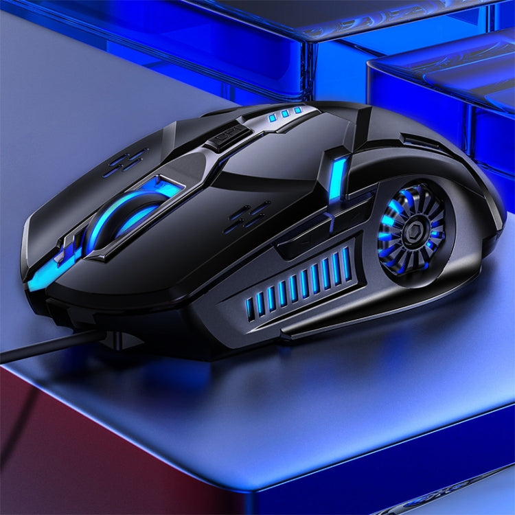 YINDIAO G5 3200DPI 4-modes Adjustable 6-keys RGB Light Wired Gaming Mouse