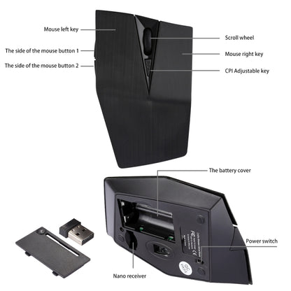 2.4GHz USB Receiver Adjustable 1200 DPI Wireless Optical Mouse for Computer PC Laptop