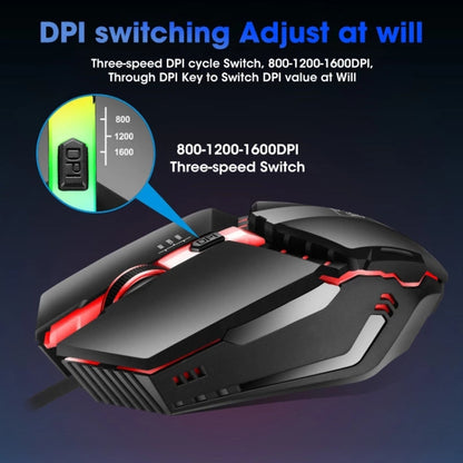 Проводная игровая мышь ZGB K3 USB RGB Streamer