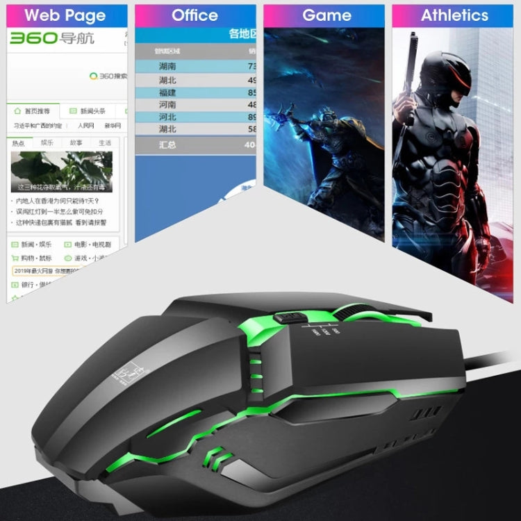 Проводная игровая мышь ZGB K3 USB RGB Streamer