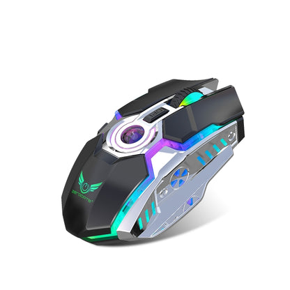 ZERODATE T30 2,4 ГГц 2400 точек на дюйм, трехскоростная регулируемая RGB-подсветка, беспроводная оптическая мышь