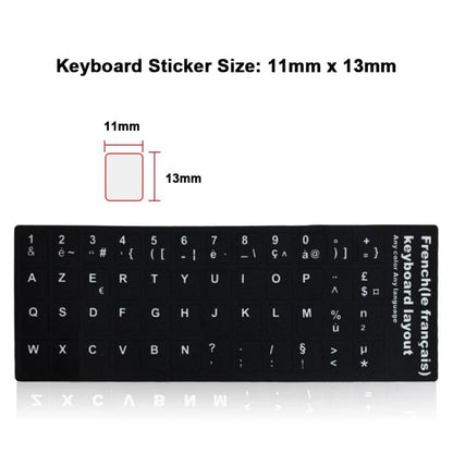 French Learning Keyboard Layout Sticker for Laptop / Desktop Computer Keyboard