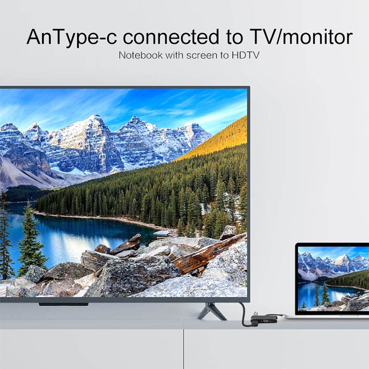 Конвертер USB-C/Type-C в HDMI/VGA/USB 3.0/PD