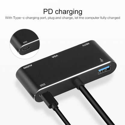 Конвертер USB-C/Type-C в HDMI/VGA/USB 3.0/PD