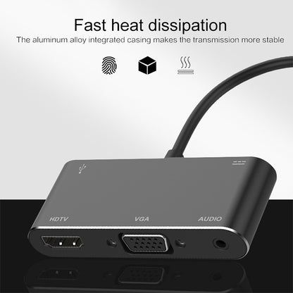 Конвертер USB-C/Type-C в HDMI/VGA/USB 3.0/PD