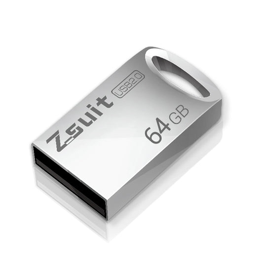 Zsuit 64GB USB 2.0 Mini metāla gredzena formas USB zibatmiņas disks