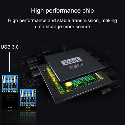 Zsuit 64GB USB 3.0 Mini Metal Ring Shape USB Flash Disk
