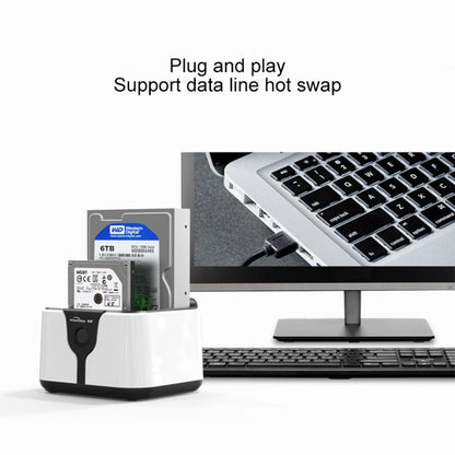 Док-станция Blueendless для жестких дисков 2,5/3,5 дюйма SATA USB 3.0 с 2 отсеками