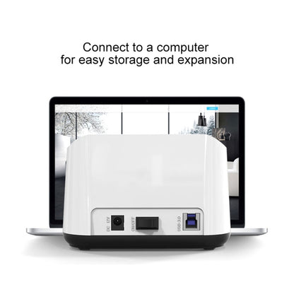 Док-станция Blueendless для жестких дисков 2,5/3,5 дюйма SATA USB 3.0 с 2 отсеками
