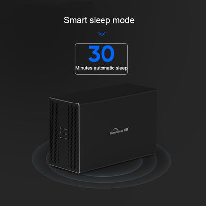 Внешний корпус для комбинированного RAID-массива Blueendless Type-C/USB-C с 3,5-дюймовым отсеком и двумя отсеками для жестких дисков
