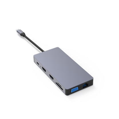 Многофункциональная док-станция расширения Blueendless 12 в 1 Type-C / USB-C HUB