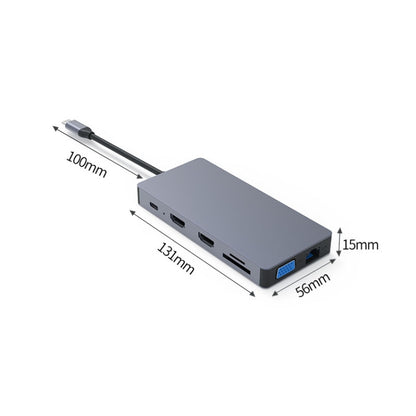 Многофункциональная док-станция расширения Blueendless 12 в 1 Type-C / USB-C HUB
