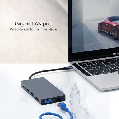 Многофункциональная док-станция расширения Blueendless 12 в 1 Type-C / USB-C HUB