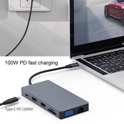 Многофункциональная док-станция расширения Blueendless 12 в 1 Type-C / USB-C HUB